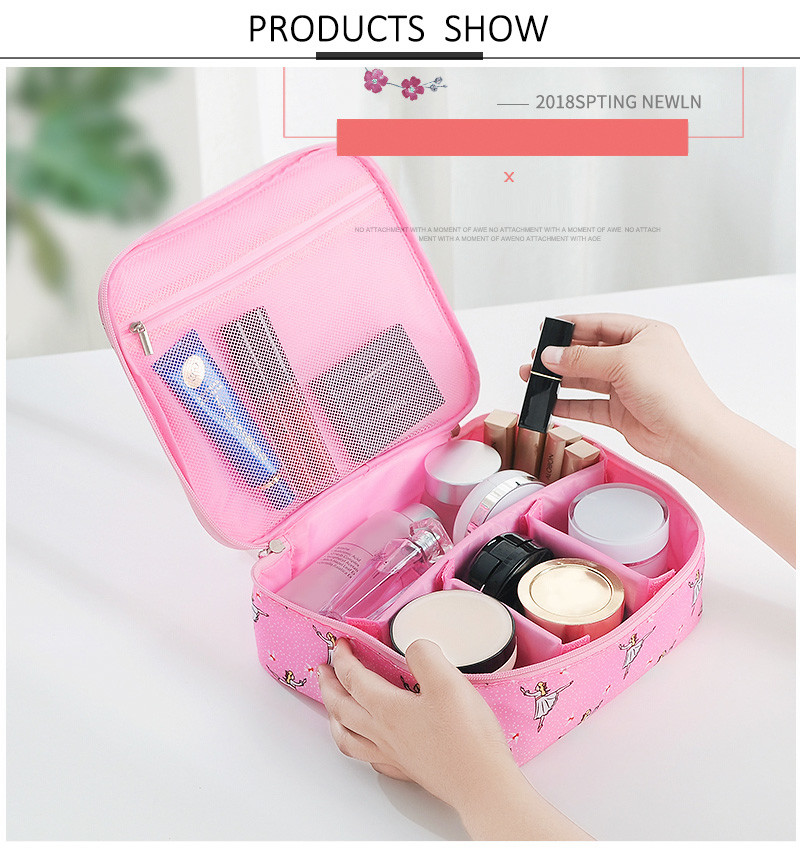 Portable Biodegradable Large Travel Toiletry Cosmetic Bag