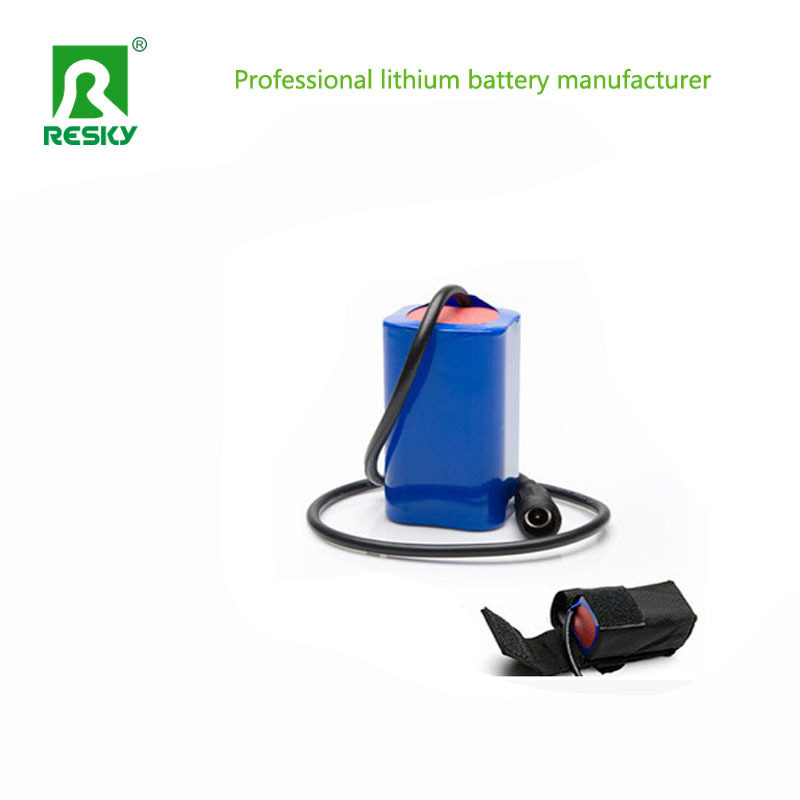 Rechargeable Lithium Battery Power Pack 18650 7.4V 4400mAh For Warm Carpet