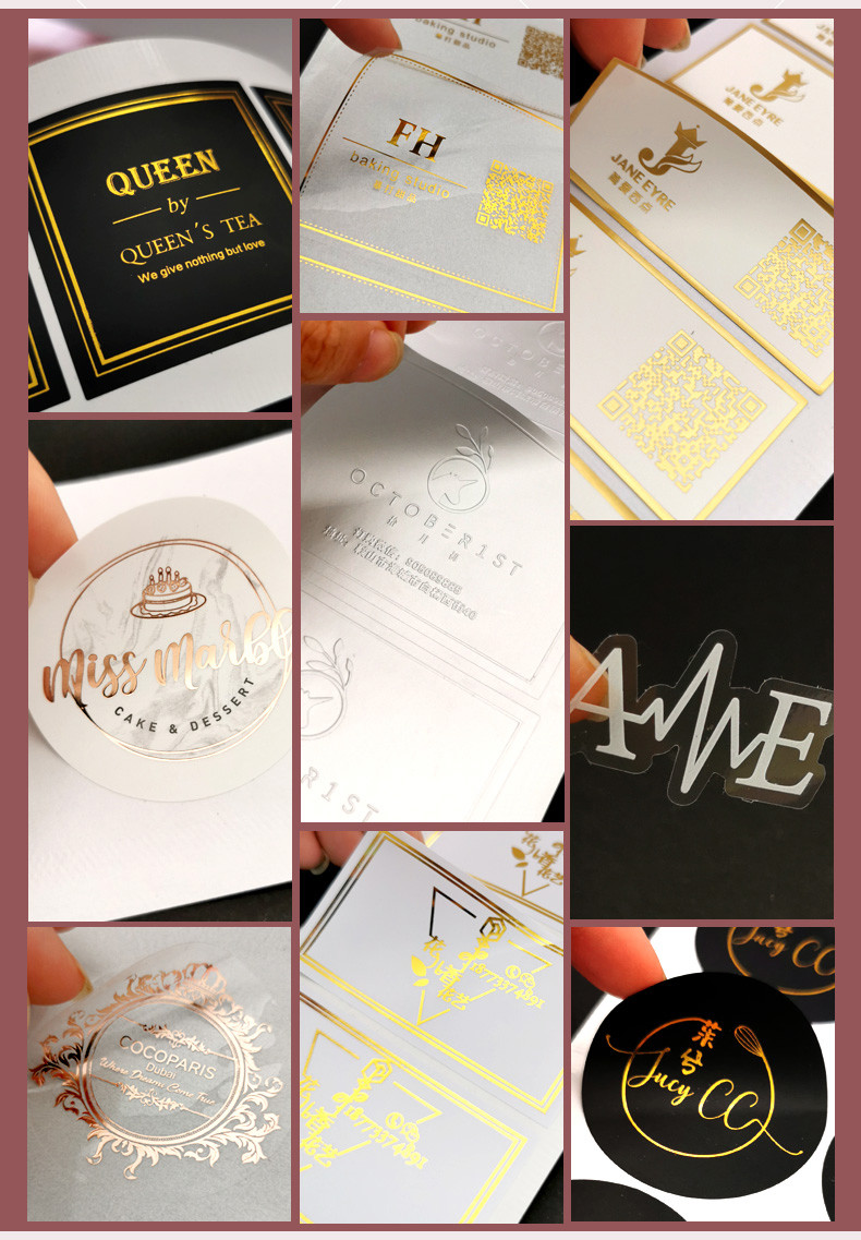 Waterproof Custom Label Stickers Roll For Hair Shampoo Container Bottle