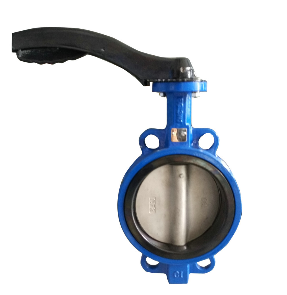 Dn150 Dn50 Dn250 Dn200 10 Inch Soft Seat Pneumatic Actuated Ductile Cast Iron Air Motorized wafer Butterfly Valves