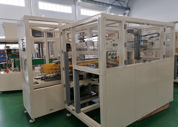 Customized Design Sanitary Napkin Stacker Machine , Auto Stacking Machine