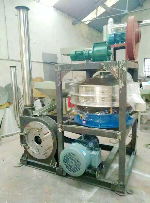 Fully Sealed Plastic Grinding Equipment , SKF Shaft Small Plastic Shredder Machine