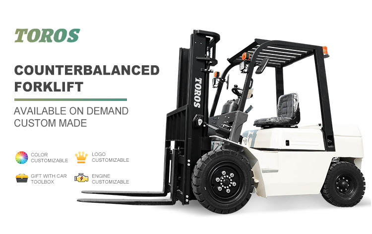Industrial 2-3Ton Diesel Counterbalance Forklift Material Handling