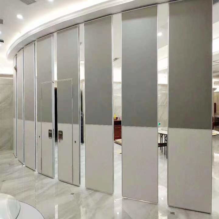 100mm Soundproof Office Partition Wall Movable Banquet Hall Sliding Partition