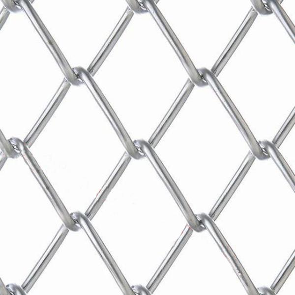 10 Ft Chain Link Security Fence Weave Removable With Round Post