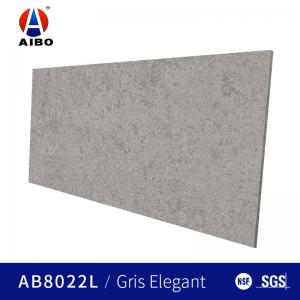 China Polished Grey 3200*1600MM Calacatta Quartz Stone For Fireplace Surround / Shower Stall on sale