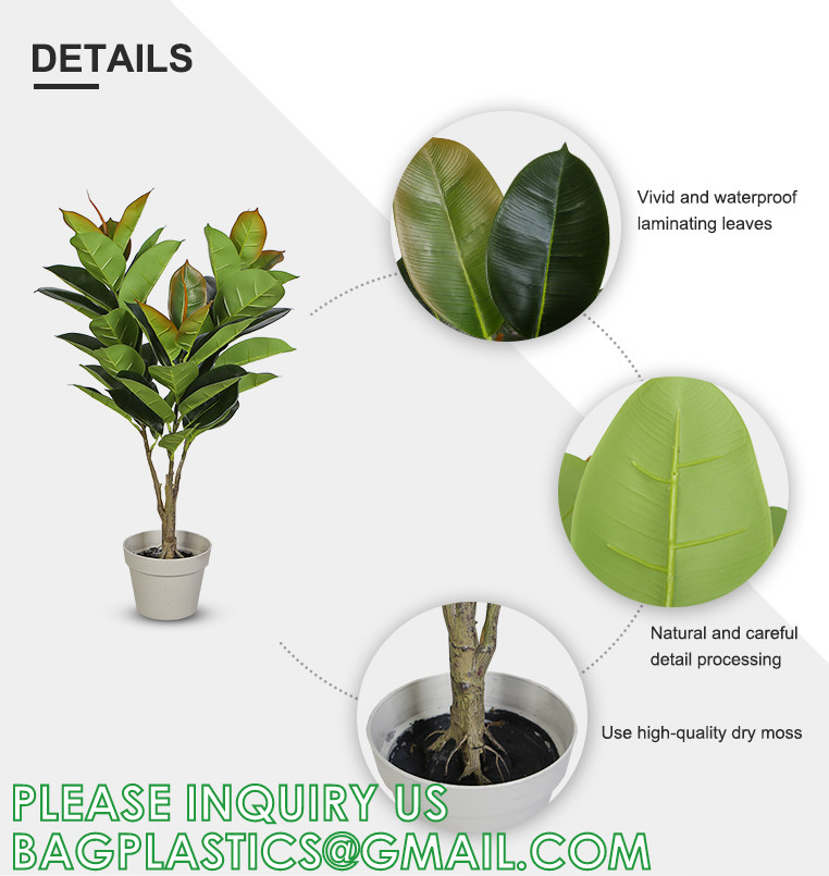 80cm Nearly Natural Looking Oak Tree Faux Plants Ornamental Indoor Tree Fashional Faux Oak Tree Plants Real Touch