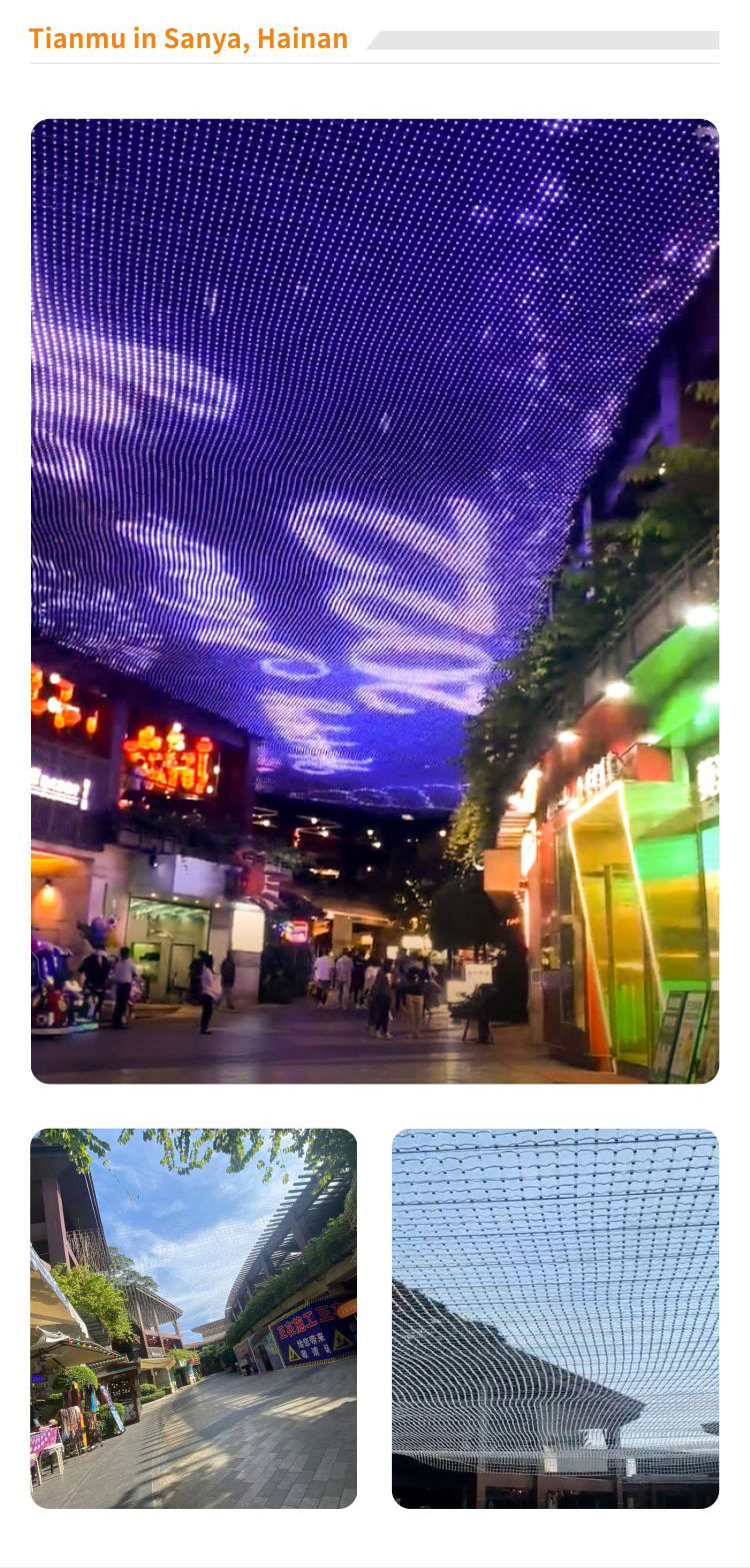 10mm Pixel Pitch Indoor LED Grid Screen T20 P40 Dual Lights RGB DMX512