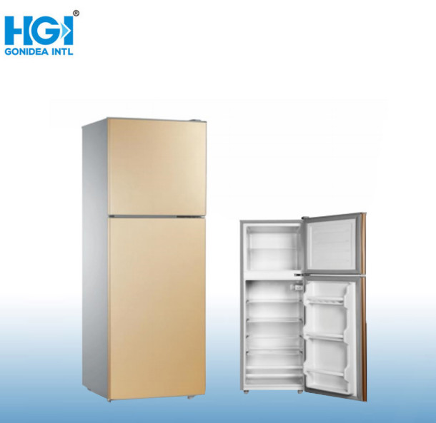 Big Capacity Double Door Top Freezer Fridge Defrost Home Commercial Use Upright Refrigerator Bcd-240