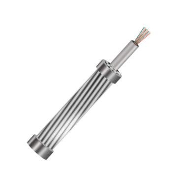 G652D Singlemode Distribution Fiber Optic Cable OPGW 12/24 Core Electric Steel Wires
