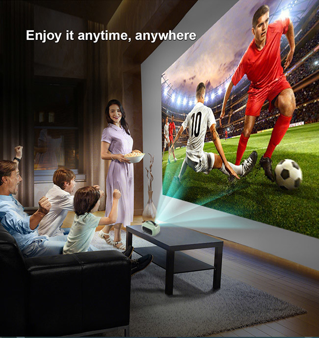 2.4G 5G WiFi Mini Pico Pocket Projector ARM G31 MP2 GPU