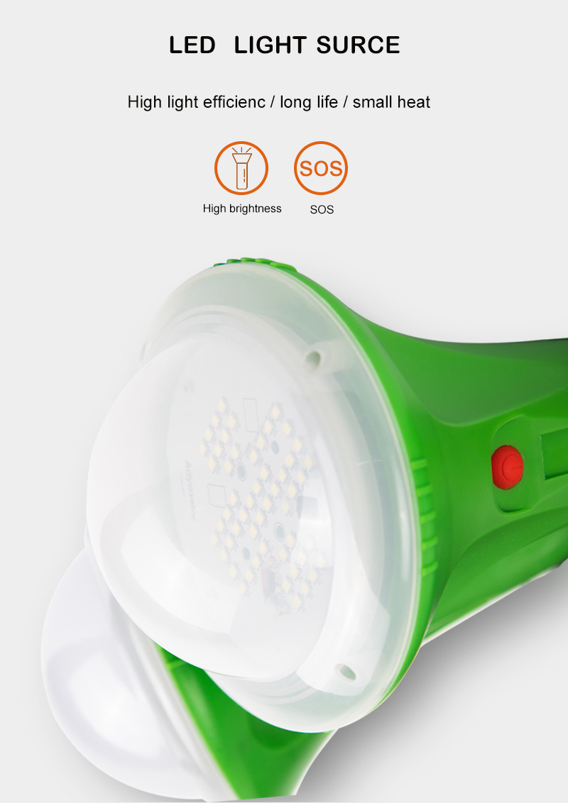 Portable Led Solar Bulb Outdoor Waterproof Rechargeable House Indoor