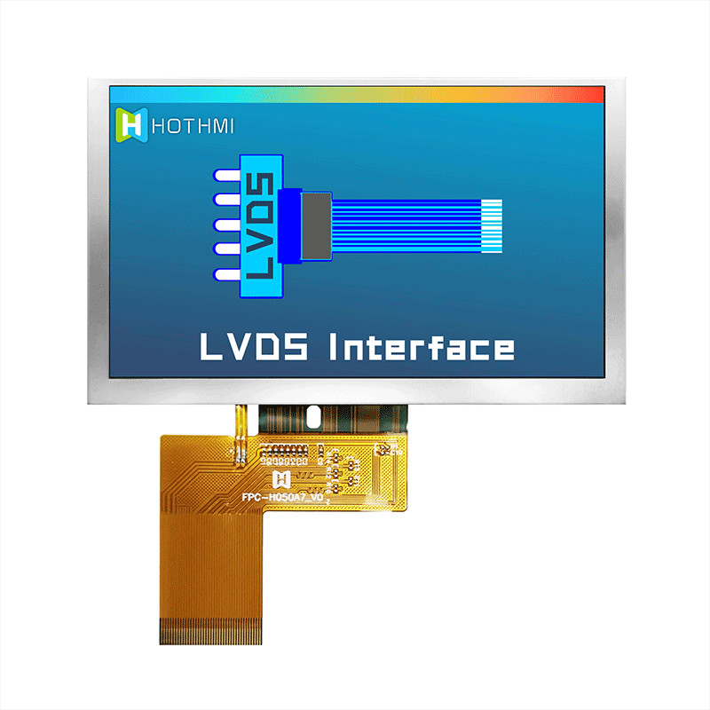 High Brightness Sunlight Readable TFT Display 5 Inch IC ST7262