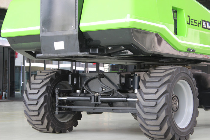 Hydraulic Telescopic Boom Lift Height Stowed 3.01m With ISO Certification