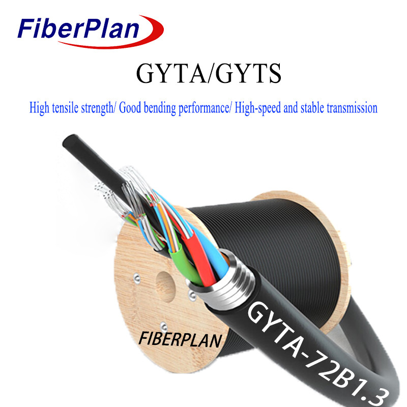 Outdoor Fiber Optic Cable Direct Burial Cable Aluminum Tape Layer Loose Tube GYTA