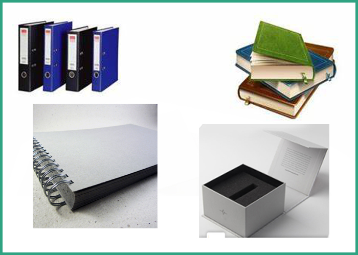  1.2mm 1.5mm High Density Grey Paperboard For Hardbook Cover Smooth Surface