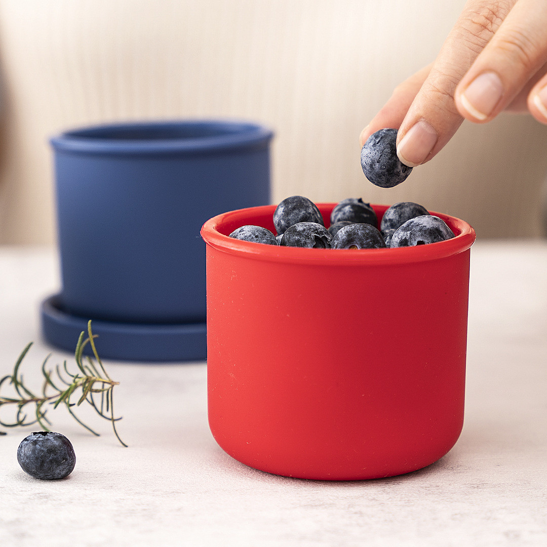 Silicone Bento Box For Kids Toddlers Silicone Food Grade Lunchbox LeakProof