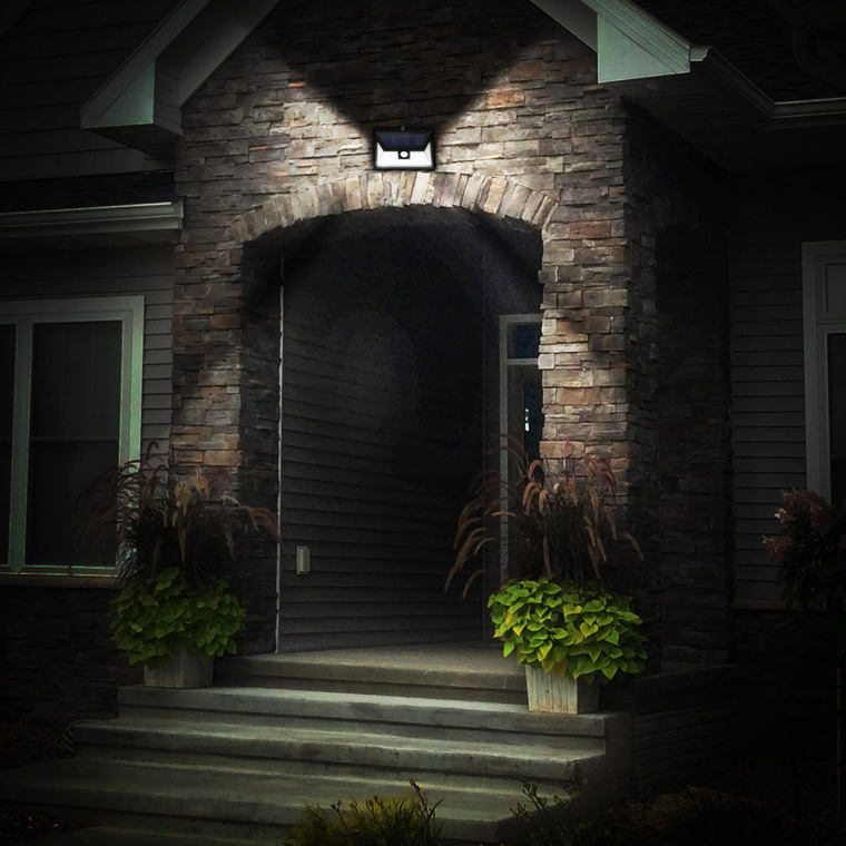 10-12LM 24 Led Outdoor Motion Sensor Solar Lights / 3.2-3.4V Solar Pir Garden Lights