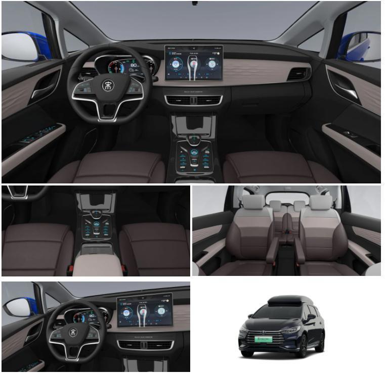 2024 a Range Over 1000 Kilometers Used Car Five Doors Seven Seats Ecvt Dm-I 105km Compact MPV Byd Song Max Hybrid