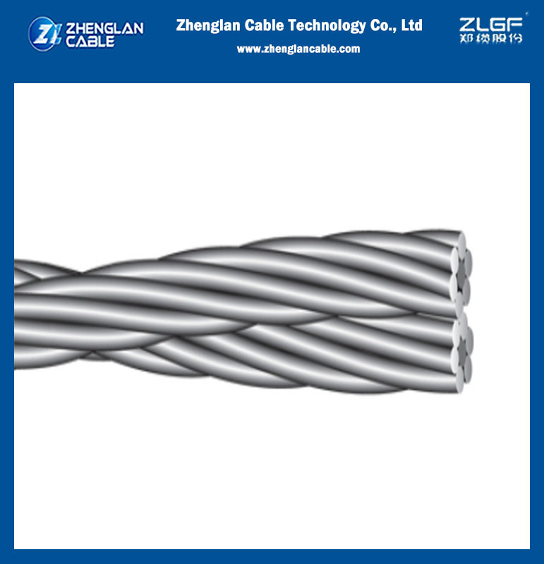 Gsw 50mm2 Galvanized Steel Strand Overhead Bare Conductor Astm A363