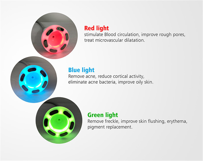 Ultrasonic Radio Frequency Machine With Additional LED Light Therapy Home Use