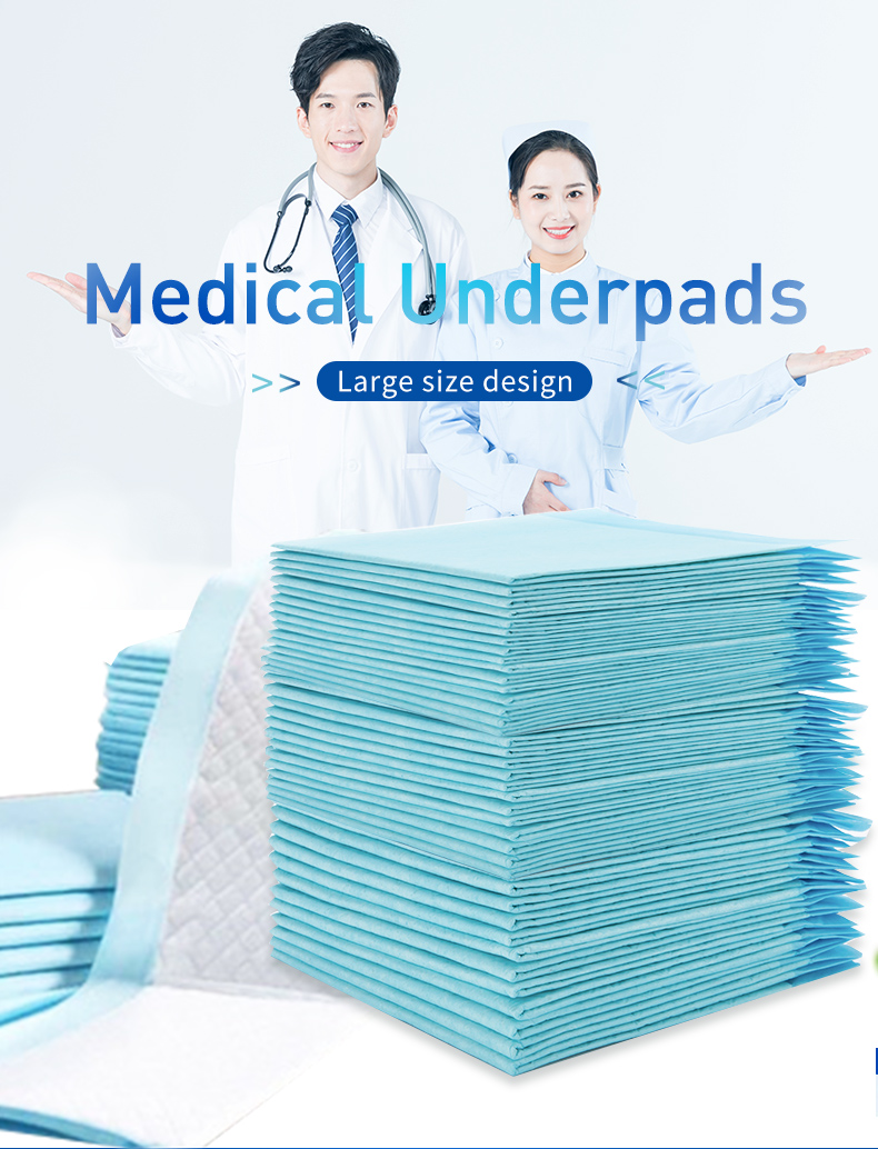 60x90cm Cotton Ultra Thin Super Dry Adult Under Pad for Hospital or Household Drying