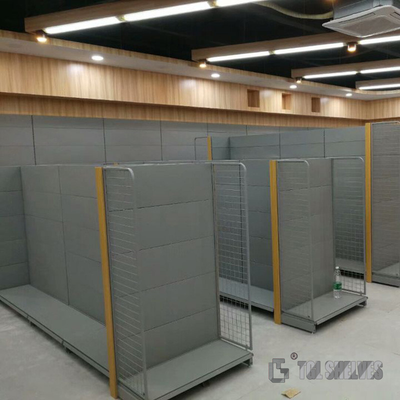 Powder Coating Supermarket Shelf Rack TGL OEM For Grocery Display