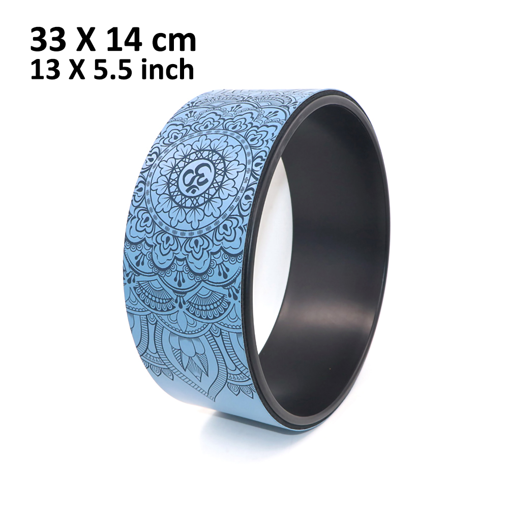 Private Label Eco Friendly Fitness Balance Adult Pu Yoga Wheel