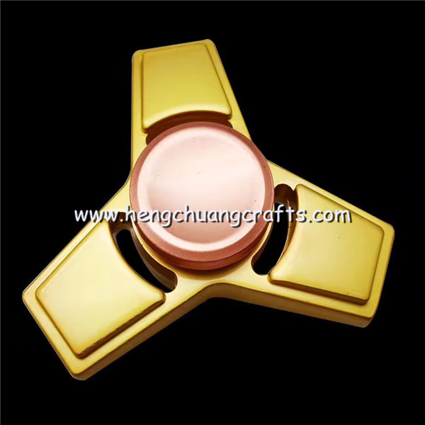 Children Finger Spiral Bearing Fidget Desk Toy Hydro Gear Tri-Spinner Bat Spinners Ring Hand Spinner