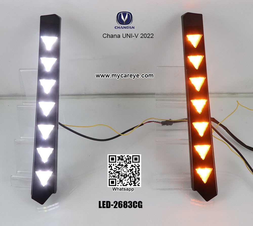 Chana Uni-V 2022 LED DRL day time running lights car fog light aftermarket led fog light replacement