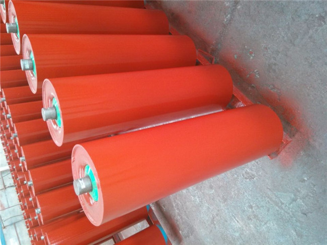Drum Drive Motor NBR 100D Heavy Duty Steel Rollers For Mining