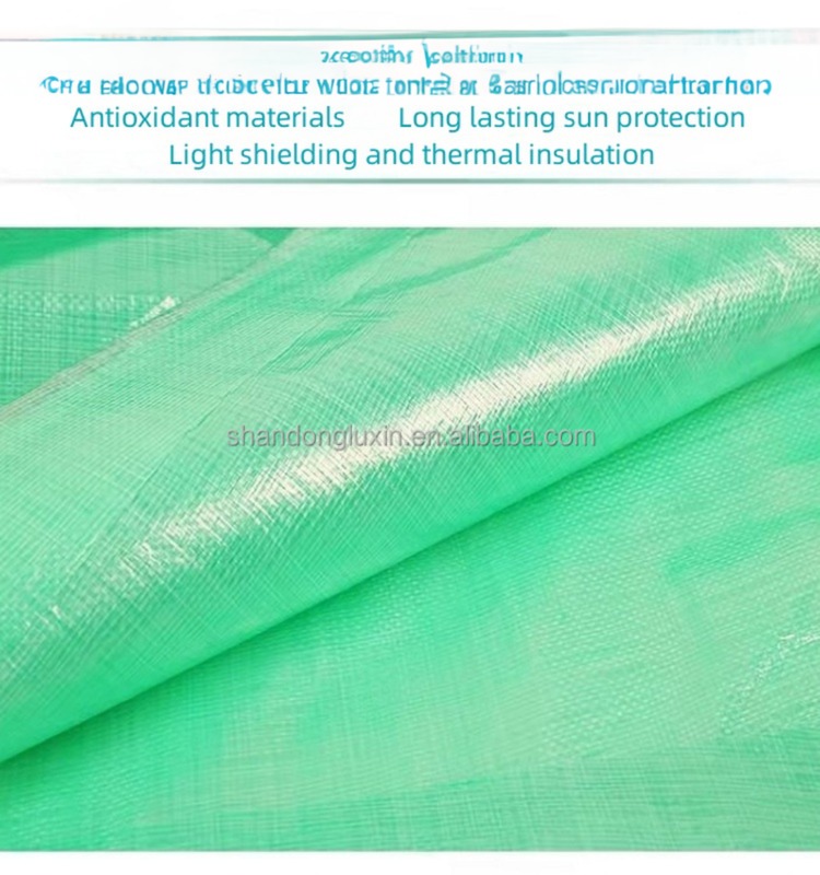 Green Dustproof Tent PE Tarpaulin With High Surface Hardness And Moisture Proof