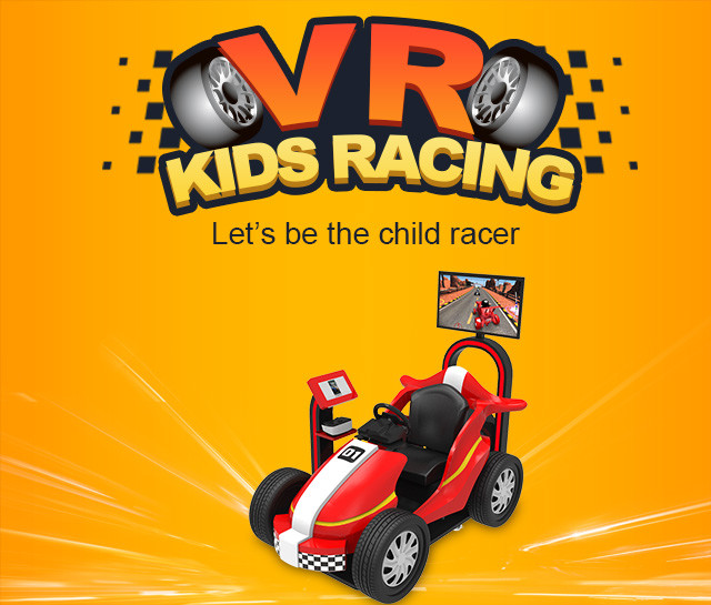 VR Theme Park Rides 9D Kids Racing Game Simulator Coin Operated Car Arcade Machine