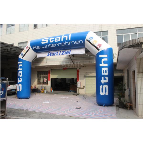 Custom Oxford Cloth Inflatable Archways Structured Inflatable Arch For Sports Event