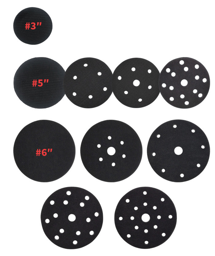 3 Inch 4 Inch Car Polishing Pads With Pu Backing Plate Rotary Polishers