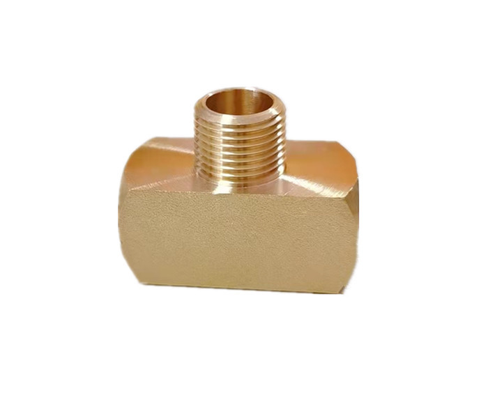 1/4NPT Male * 1/4NP Male * 1/4NPT Female Brass T Fitting