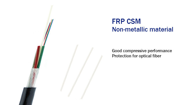 18 Core Outdoor Fiber Optic Cable Non - Metallic Duct And Non - Self Supporting