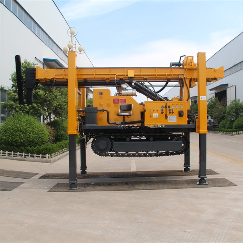 Hudraulic 300m DTH Drilling Rig Machine For Water Well