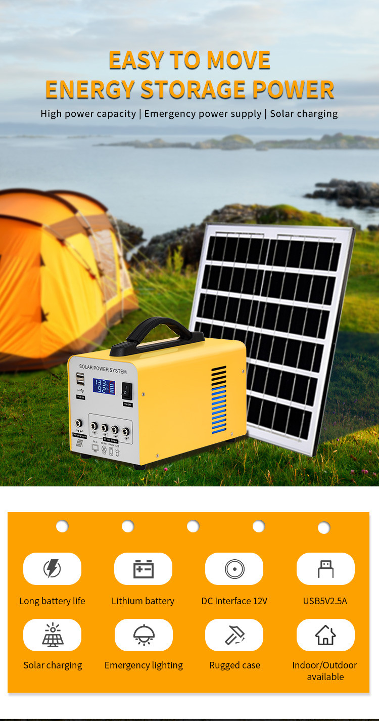 144W Travel portable lithium energy storage power supply portable power station