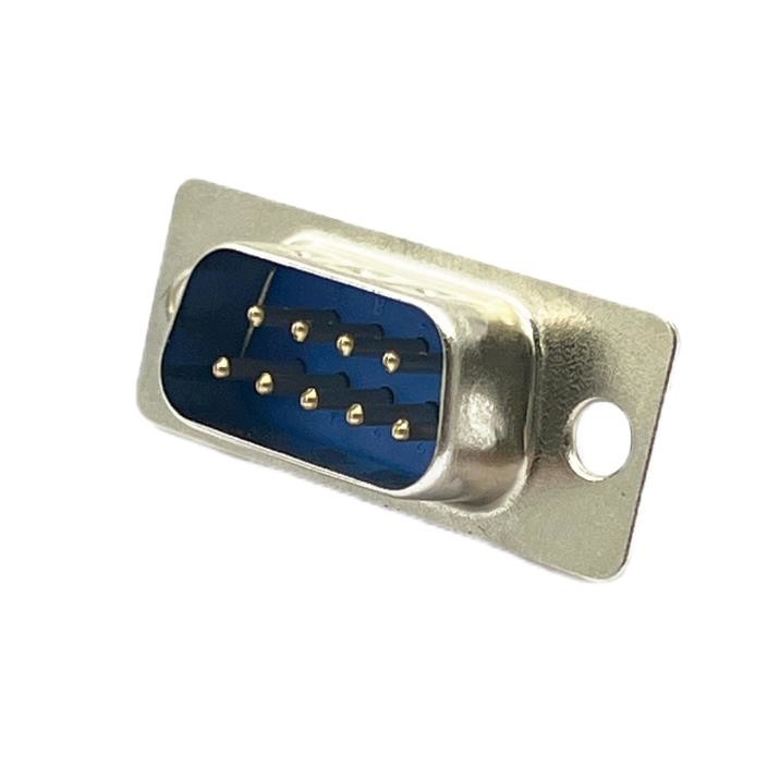 PBT D Sub 9 Connector Solder Male Solder Cup For Cable