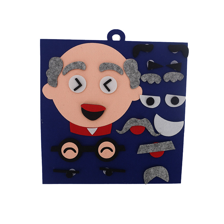 Ecofriendly 100 Handmade Foldable Multi Color Felt Child Kids Educational Board Toy