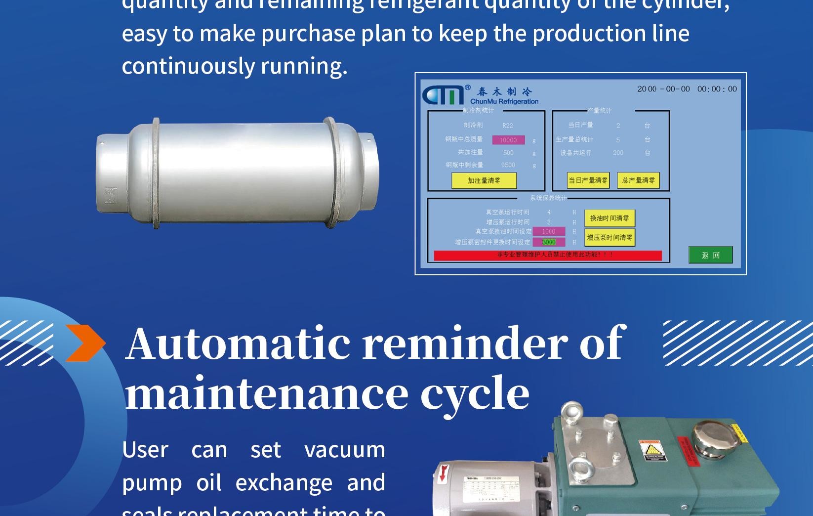 PLC Refrigerant Gas Filling Machine R134a R410a Automatic AC Recharge Equipment