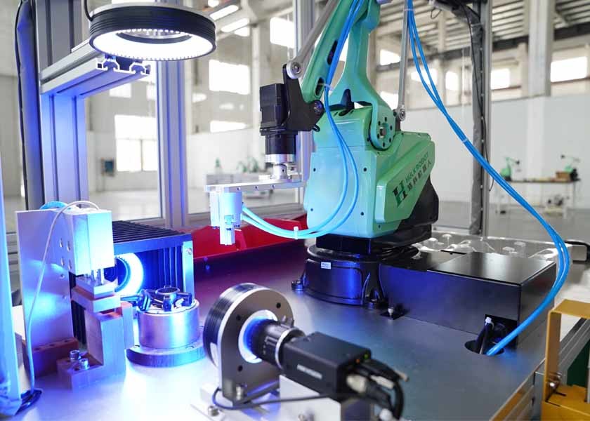 Buy cheap 4 Dof Loading And Unloading Machinery 4 Axis Robotic Arm product