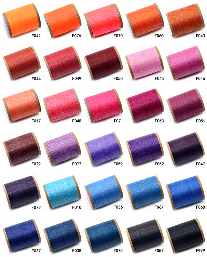 Handmade Leather Sewing Wax Thread 150D/16 Strength Polyester Braided Rope for DIY