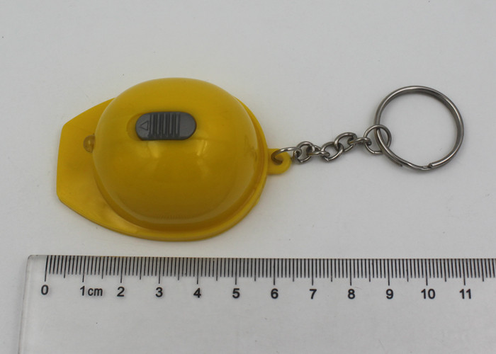 Promotional Automatic Key Chain Bottle Opener With LED Light Helmet Shape
