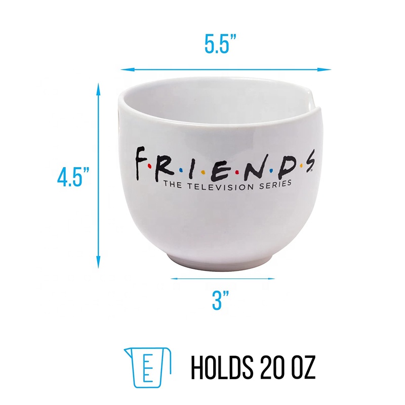 Customized Print Ceramic Oven Bowl For Noodle Ramen Food OEM