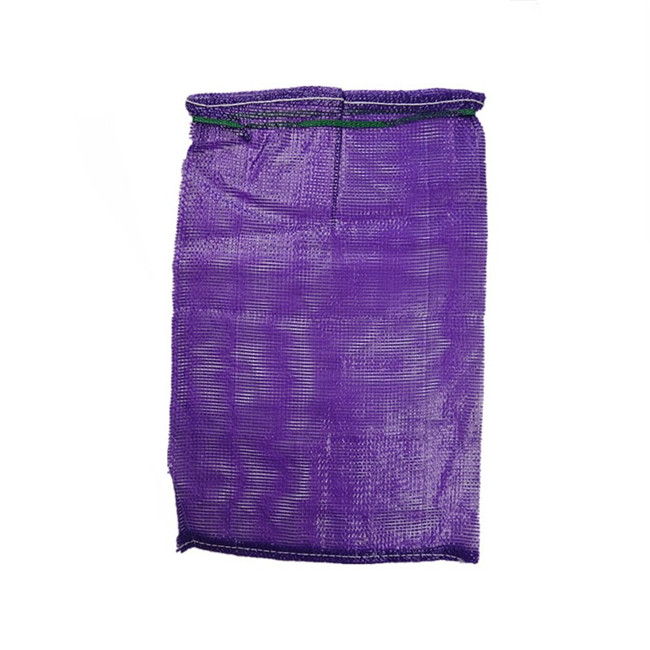 Red PP Recycled Leno Mesh Bag for Vegetable Onion Potato Bag Net and Customized Logo