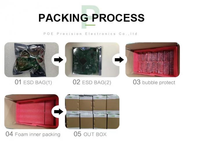 10OZ Copper PCBA PCB SMT Assembly 4mil Rigid Flexible PCB 3