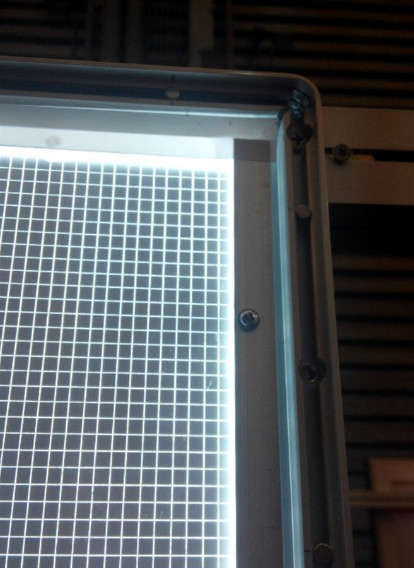 Illuminated Double Sided Aluminum 30mm Magnetic LED Light Box