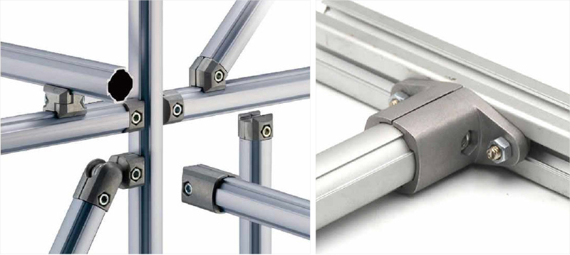 Material Rack System Made From The Third Generation Lean Pipe Aluminum Alloy Tube  Assemble Cart  Hand Trolley